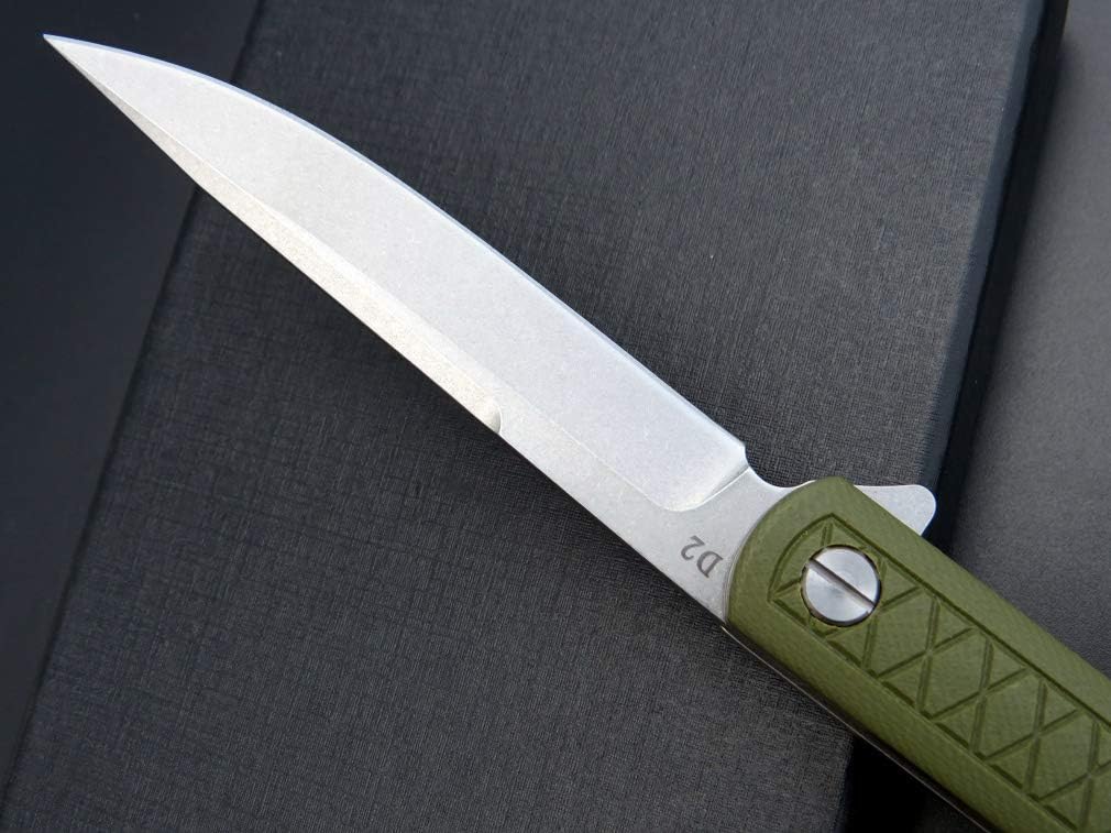 Eafengrow EF16 Folding Pocket Knife D2 Steel Blade G10 Handle Flipper EDC Outdoor Camping Utility Knife