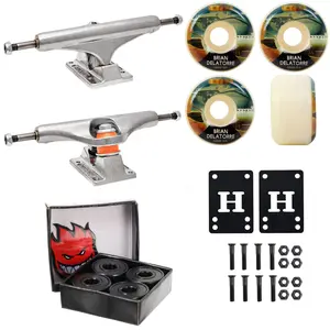 Independent Skateboard Trucks 139 + Satori 52mm 101A Wheels Spitfire Bearings + Hardware