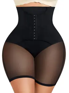 Women's High Waist Shapewear Shorts, Breathable Comfortable Shaper, High Stretch Shapewear Bottoms for Daily Wear