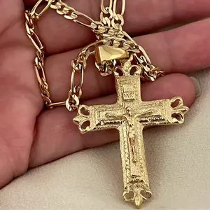 18k Gold Plated Cross Necklace