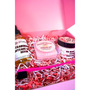 Limited Edition US Strawberry Shortcake Haircare Bundle - Coconut Shampoo, Conditioner, Hair Serum