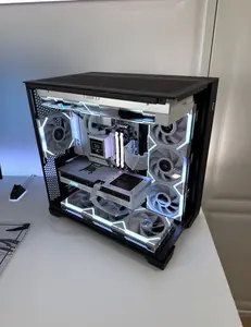 high-end PC build Lian Li O11 AMD Ryzen 6 7600x +RTX 5080 aero Gaming PC