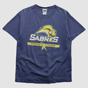 Buffalo Sabres Lee Sport 2000s T-Shirt - Navy - S