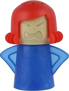 Angry Mom Microwave Cleaning Tool without Cleaning Agent, 1 Piece Creative Microwave Oven Cleaner Tool, High Temperature Steam Equipment Cleaning Tools, Kitchen Utensils & Gadgets, Household Cleaning Supplies Reusable