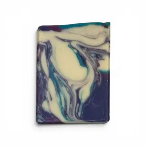 Handmade Black Tuxedo Luxury Soap Bar - Coconut, Clay, Shea-Infused, Bergamot & Silver Fir Fragrance with Glitter