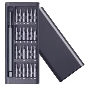 24-in-1 Precision Magnetic Screwdriver Bit Set with Portable Case, Multipurpose Screwdriver Kit for Professional Mobile Phone & PC Electronics Repair, 24-In-1 Screwdriver Sets