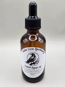 Herbal Cuticle Oil | Calendula Infused Nail & Skin Care | 2oz Dropper Bottle | Essential Oils | Dry Cuticle Repair | Clean Beauty