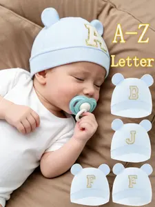 1PC Baby Hat Letter Design Soft Comfortable Unisex Newborn Caps Suitable for Indoors Outdoors Ideal Gift Birthday Present