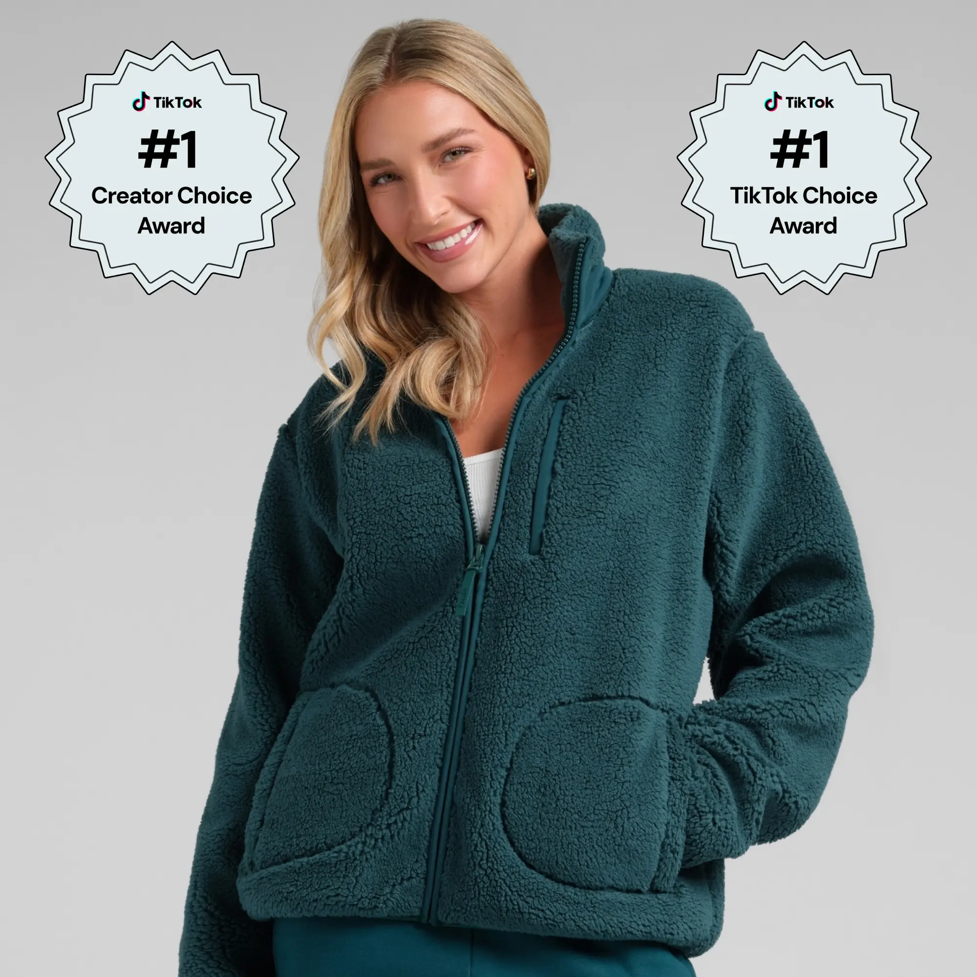 Comfrt | Teddy Full Zip Jacket| Plush High-Pile Jacket With Mock Neck & Full Zip Comfrt | Teddy Full Zip Jacket| Plush High-Pile Jacket With Mock Neck & Full Zip