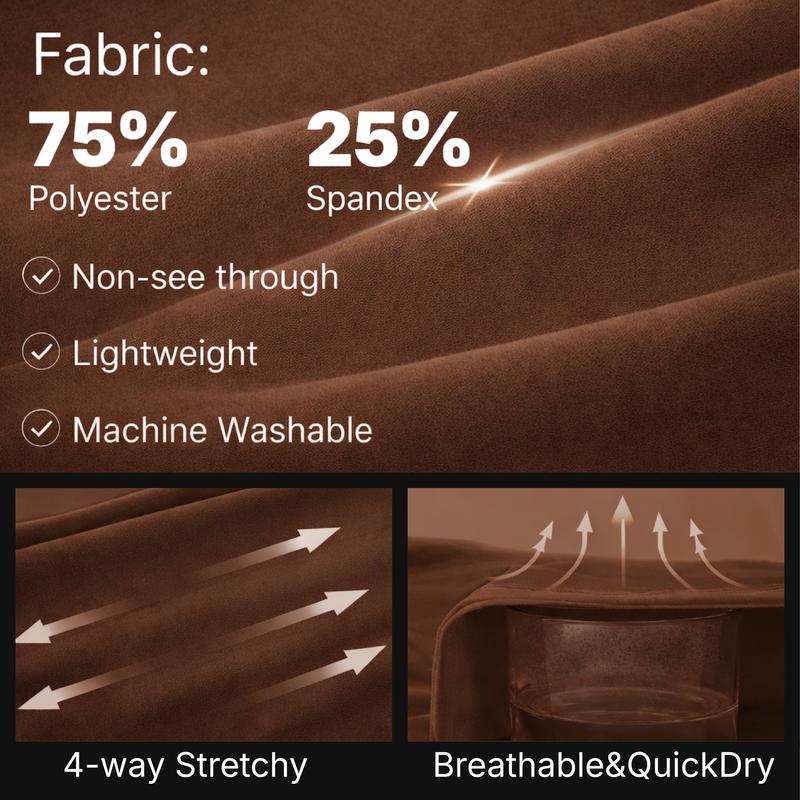 CKG Soft High-Waisted Yoga Leggings for Women with Tummy Control Side Pockets AirFlow Fit No Front Crotch Comfortable Functional