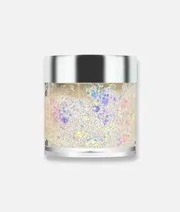 White Iridescent Face & Body Glitter Gel