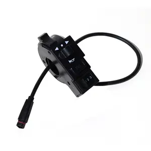 EOEOTWO GT06 Exclusive,4-in-1 Handlebar Switch,Headlight/Turn Signal/Horn/Speed Control Replacement for GT06 E-Scooter