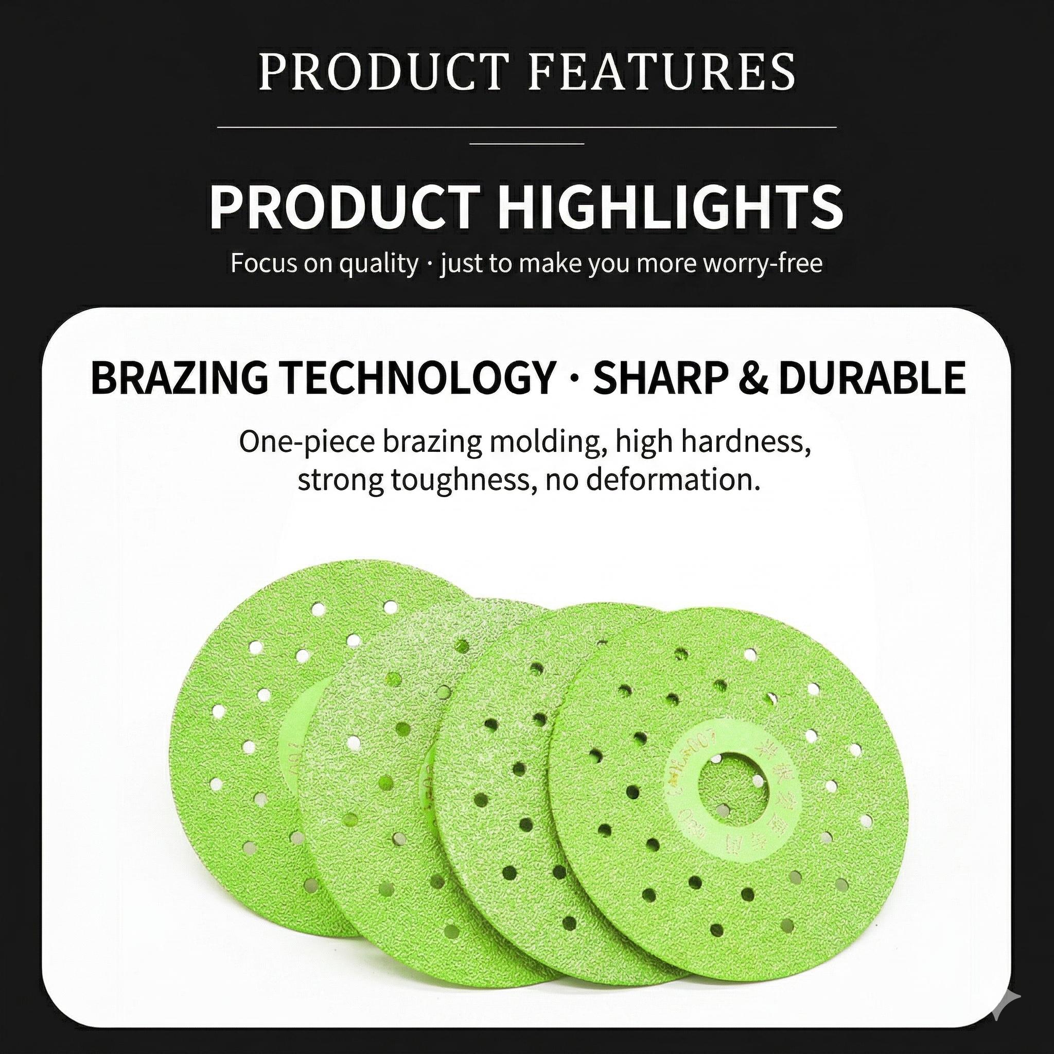 3PCS/5PCS 110×20mm Ultra-Thin Super Diamond Saw Blade | Cutting Grinding Disc for Tile Glass Stone | Power Construction Tool Accessory