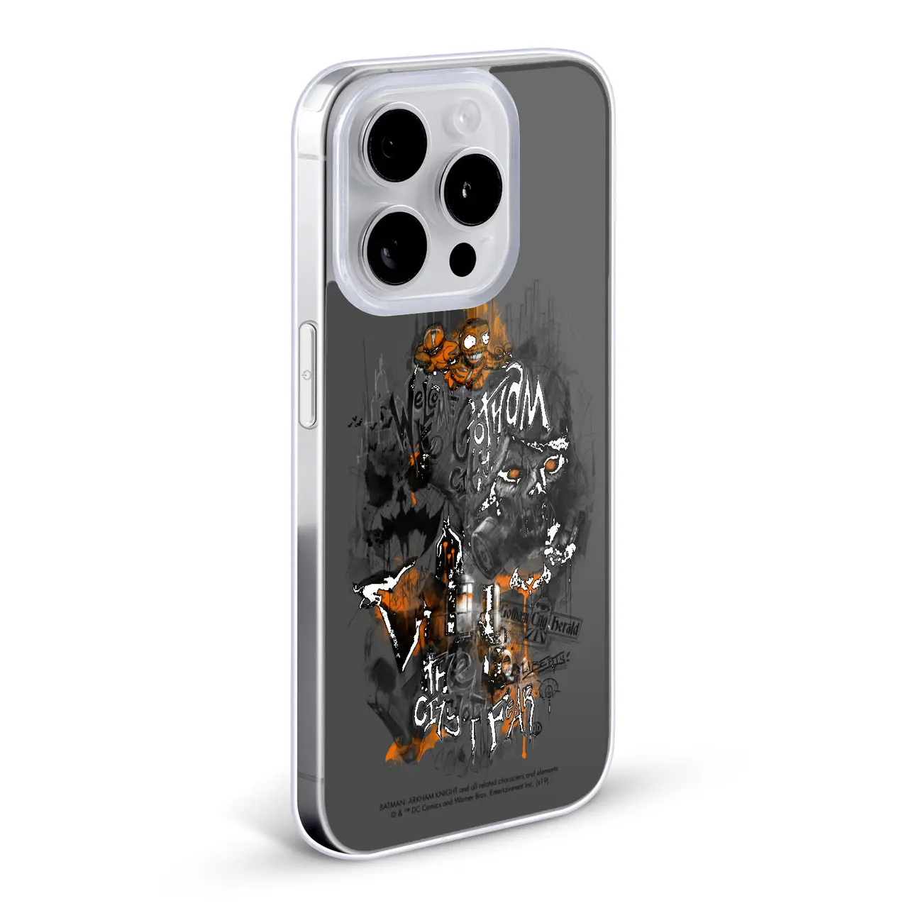 Head Case Designs Batman Arkham Knight Graphics City Of Fear Scarecrow Soft Gel Case for Apple iPhone 17