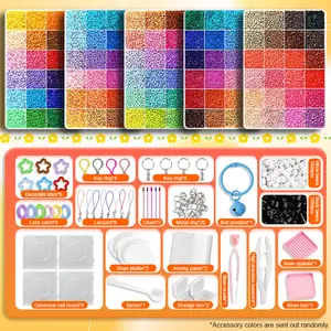 Fuse Beads Kit 24/48/72/96/120-Colors – 2.6mm 3D Pixel Beads DIY Craft Set with Pegboards, Ironing Paper & Tweezers | All-in-One Beading Kit for Jewelry Making | DIY Jewelry Accessories | Pixel Art & Room Decor | Ideal Gift for Kids & Craft Lovers