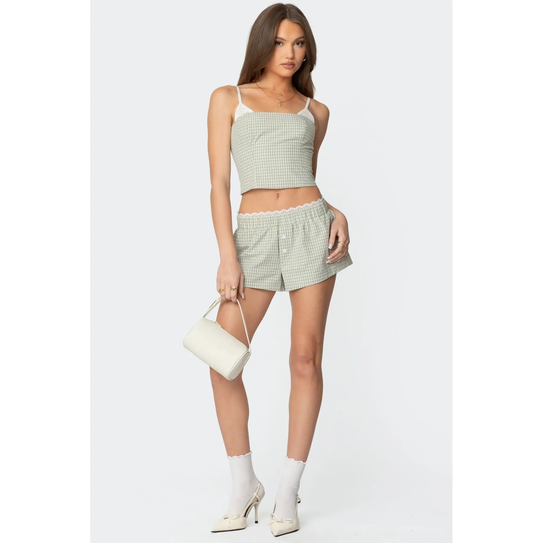 Lenorah Gingham Boxer Shorts