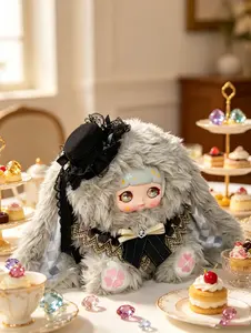 Xuefu 680% Sweet Recess of Bunny Lsle Series  | 5+2+1 Hidden | Collectible Box, Kawaii Bunny Collectible Figures