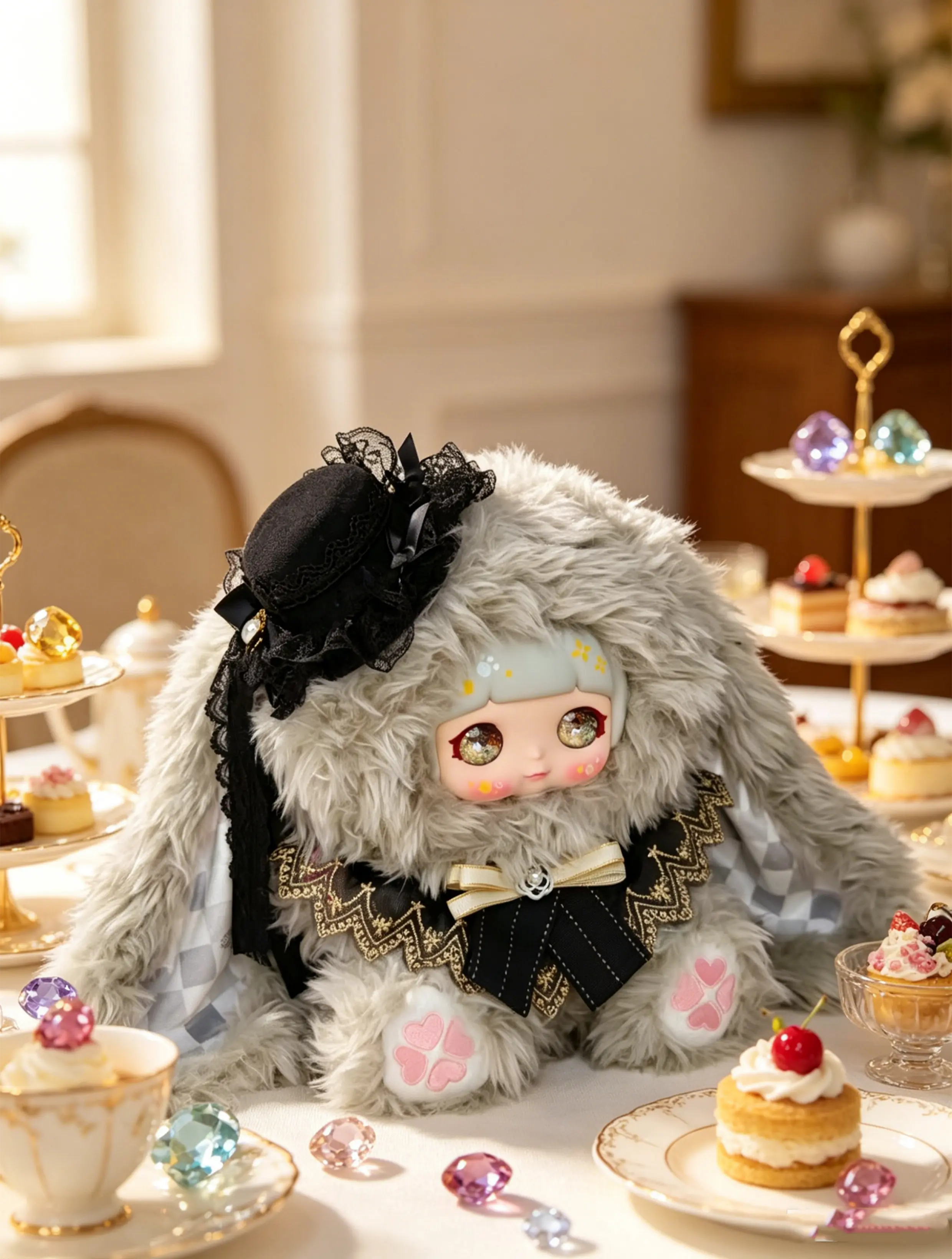 Xuefu 680% Sweet Recess of Bunny Lsle Series  | 5+2+1 Hidden | Collectible Box, Kawaii Bunny Collectible Figures