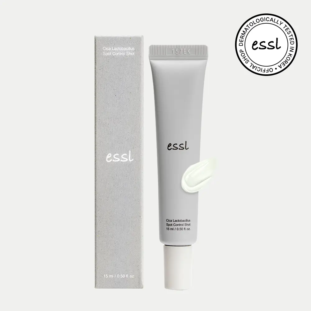 Cica Lactobacillus Spot Control Serum Shot - Glycerin-Infused Skin Repair Essence with Lactococcus Ferment Lysate, Convenient Size for Targeted Blemish Care, Apply Directly to Affected Areas, 0.5Oz
