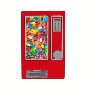 Vintage Candy Dispenser, Manual Operation, Creative Desktop Decor, Durable Metal, Coin Operated, Perfect Gift for Office Home