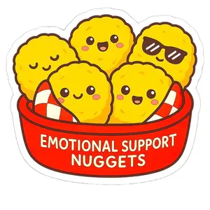 Emotional Support Chicken Nuggets Magnet