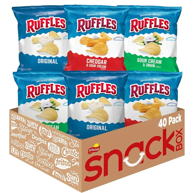 Ruffles Potato Chips Variety Pack, 40 Count Ruffles Potato Chips Variety Pack, 40 Count