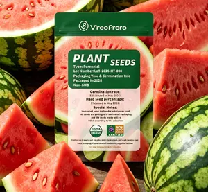 Sweet Watermelon Seeds for Home Garden Planting – Summer Fruit Garden Seeds for Backyard Raised Beds, Patio Containers & Outdoor Vegetable Garden