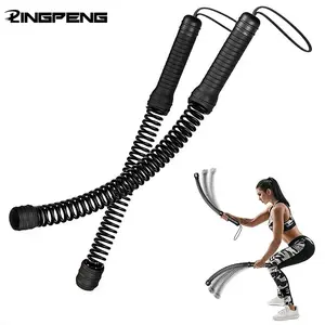 Wireless Battle Rope Home Gym Set, Home Gym Kit, Professional Spring Bar Weighted Training Rope, Unisex High Intensity Interval Workout Equipment, Fitness Equipment