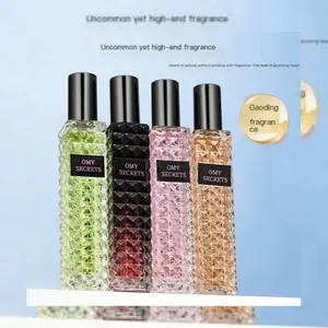 Women's Perfume Gift Box Set, 4-Piece Series, Encounter, Golden Bamboo Rhythm, Long-Lasting Scent, Ideal for Dates
