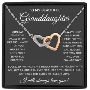 To My Beautiful Granddaughter Necklace