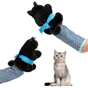 Pet supplies  Interactive Cat Wrestling Puppet Toy - Durable Plush Hand Puppet with Firm Filling, Safe to Play, Soft And Charming Design Stimulating Spirit And Connection, Ideal for Indoor Cats, Cat Toys, Without Battery