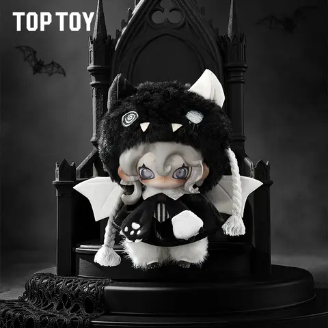TOPTOY Moonin Shrouded Night & Faded Childhood Series Plush Blind Box, Lovely Cartoon Collectible Figure, Exquisite Desktop Decor, Adorable Hanging Pendant, Ideal Surprise Halloween & Holiday Gift for Friends and Family#sohochic