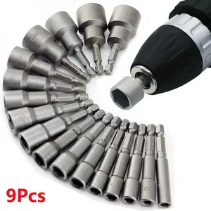 9/14pcs Hex Sockets Sleeve Nozzles Nut Driver Screwdriver Schroevendraaier Bits Sets Tools Socket Wrenches