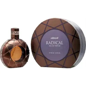 Armaf Radical Brown Eau de Parfum (EDP) for Men, 3.4 fl oz EDP Perfume Spray, Amber-Spicy Fragrance with Cedar Base, Incense Blend, New In Box