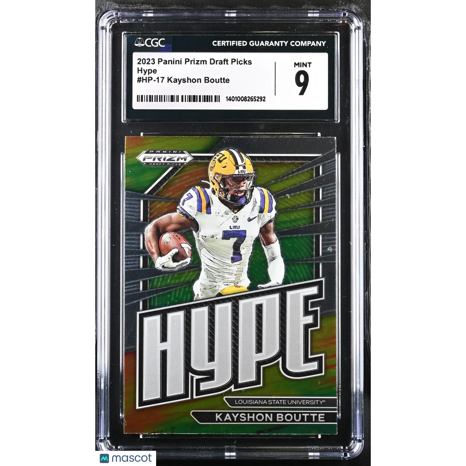 Kayshon Boutte CGC 2023 Prizm Draft Picks #HP 17 Football 9