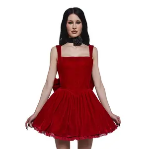 Radiant Occasions Corset Dress - Red