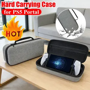 Hard Carrying Case Shockproof Carrying Case Bag EVA Anti Scratch Protective Travel Case with Mesh Pocket Anti-Drop for Portal for PlayStation Portal