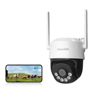 1080P 2.4GHz WiFi dome camera with night vision and audio capabilities. Remote 360° rotation via mobile app control. No data usage required—connects via WiFi Monitoring Surveillance Camera Safety