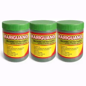 3 Pack Mariguanol Extra Fuerte Balsamo Herbal Massage Gel – Warming Body Massage Formula for Relaxation & Skin Care, 125 g