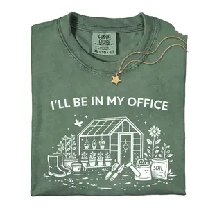 Comfort Colors Greenhouse Gardening T-Shirt, Funny Gardening Shirt, Plant Lover Gift, Garden Lover Tee, Funny Plant Meme Shirt, Full Size, Full Color