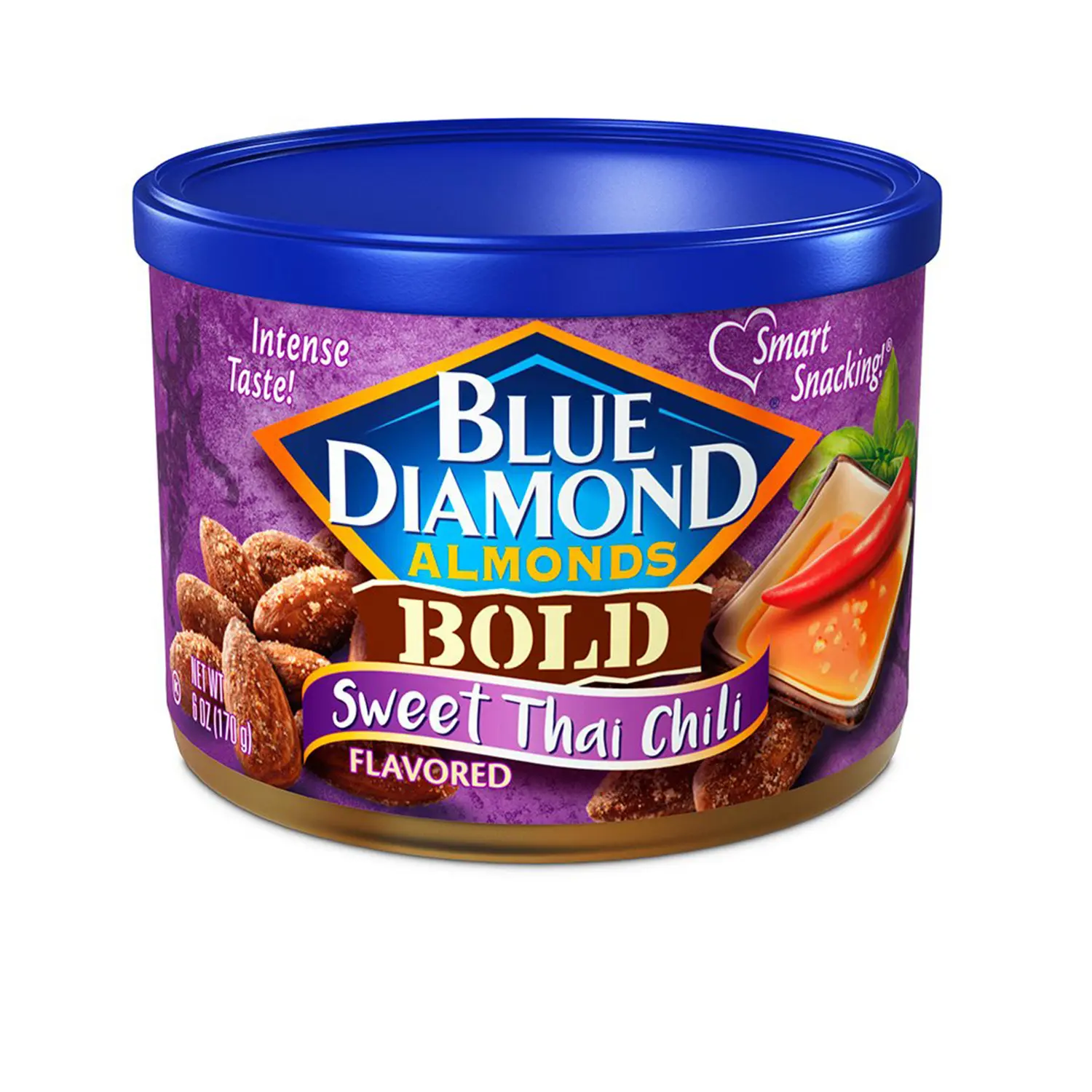 Blue Diamond Sweet Thai Chili Almonds – Savory & Spicy Snack, 6oz