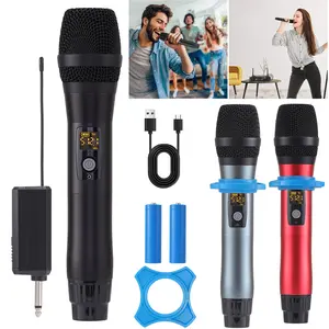 UHF Wireless Microphone - USB-C Rechargeable, 50 Channels, Anti-Interference Technology