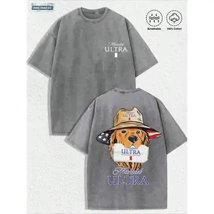 Michelob Ultra American Dog Vintage Graphic T-Shirt, 100% Breathable Cotton Crew Neck Printed Short Sleeve Tee, Fashion Casual Everyday Top for Men, Perfect Gift for Family and Friends