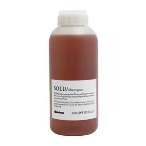 Davines SOLU Shampoo 10oz - Clarifying Shampoo for All Hair Types Removes Styling Residue Before Perm Services