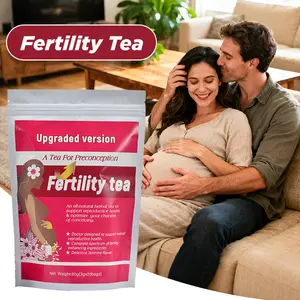 Fertility Support Tea for Women Hormone & Cycle Balance, Gentle Caffeine-Free Herbal Tea, Herbal Wellness Fertility Tea for Women’s Reproductive Health