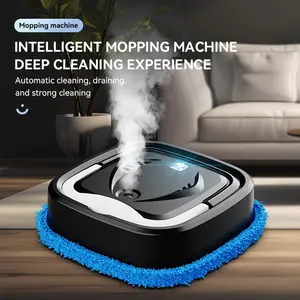 Convenient Automatic Cleaning Mop Sweeping Robot, Household Floor Cleaning Mop Robot, Rechargeable Wet and Dry Spray Integrated Cleaner