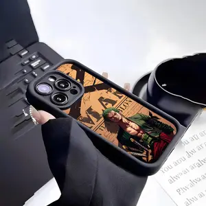 Anime One Piece Zoro  Phone Case for iPhone 17 Pro Max 15 Pro 16 14 Plus 12 13 Mini 11 Pro Shockproof soft cover