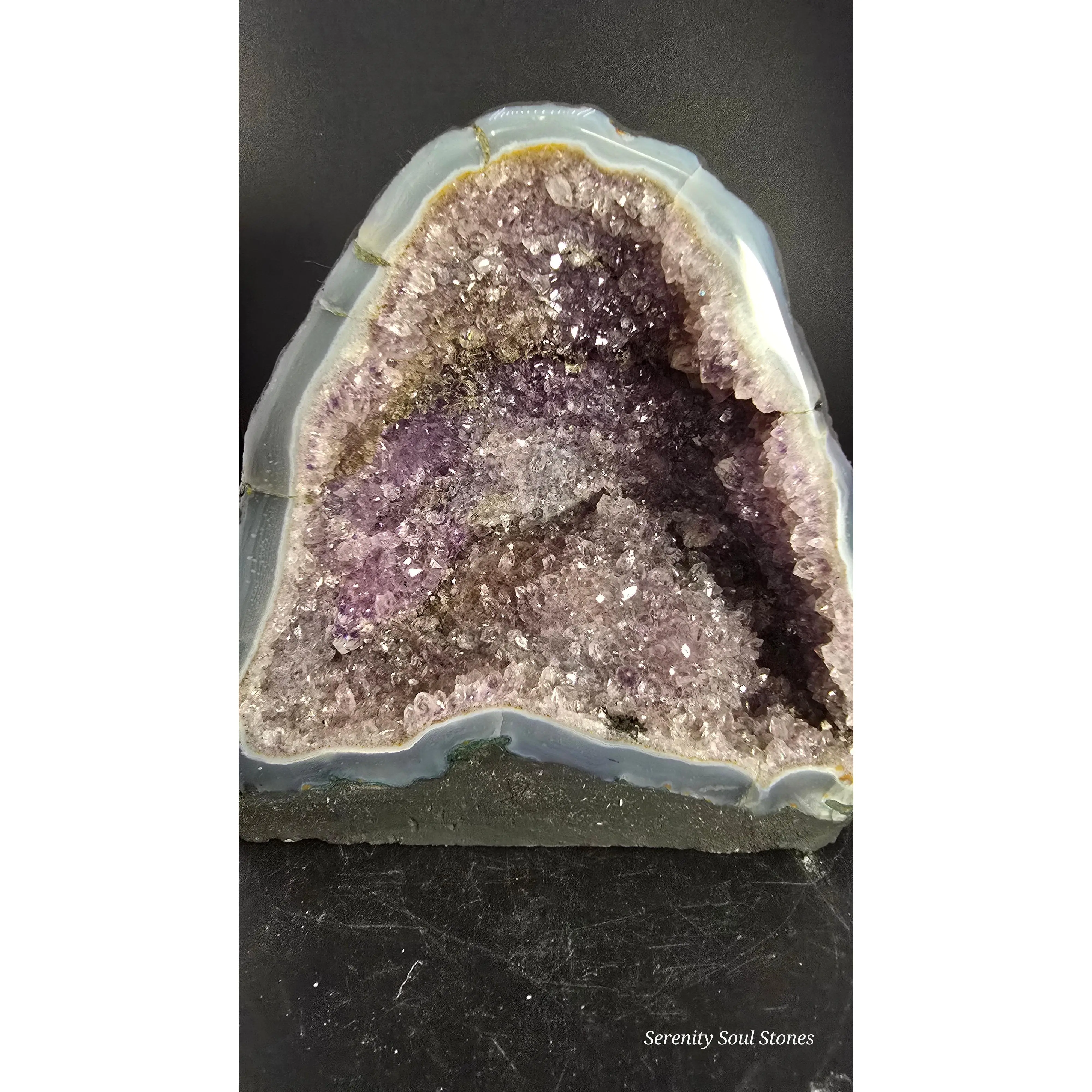 “Galaxy” Amethyst Geode – Minas Gerais, Brazil – 11.26 lbs