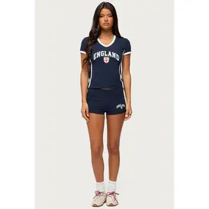 England Girl Micro Shorts