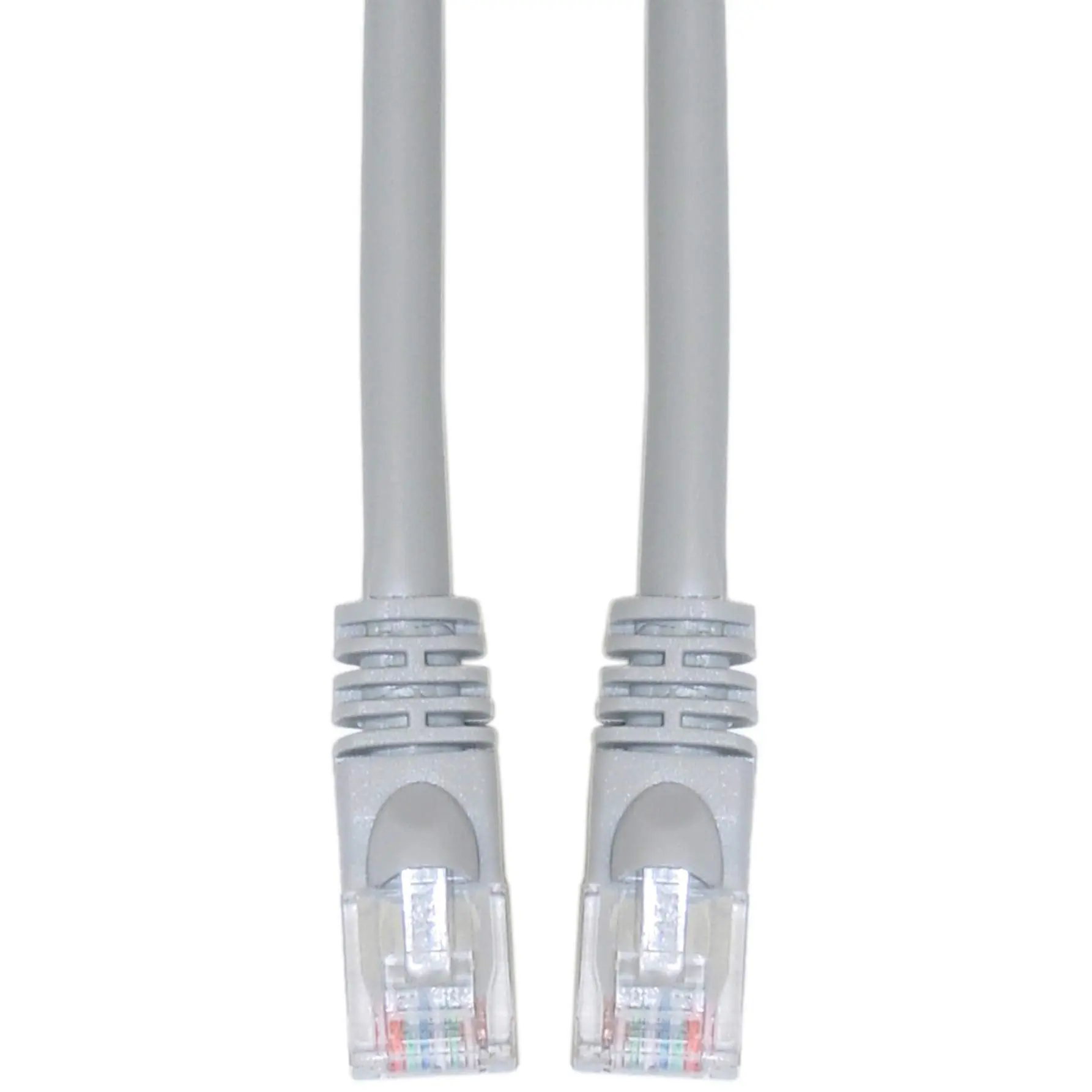 CableWholesale 10X6-33110 Cat5e Gray Ethernet Crossover Cable Snagless Molded Boot 10 foot